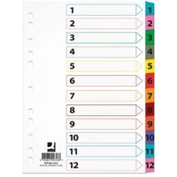 Przekładki kartonowe Mylar Q-CONNECT, 1 - 31